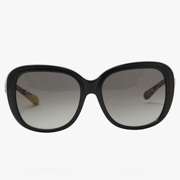 COACH HC8207-544911 Sunglasses LI634 BLACK/DARK VINTAGE TORTO Non-Polarized 57mm - Picture 2 of 8